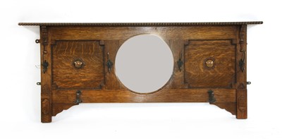 Lot 719 - An Arts and Crafts hall mirror