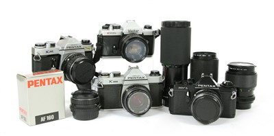 Lot 241 - A collection of cameras and lenses