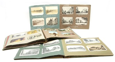 Lot 85 - Three albums of pre-war and war postcards
