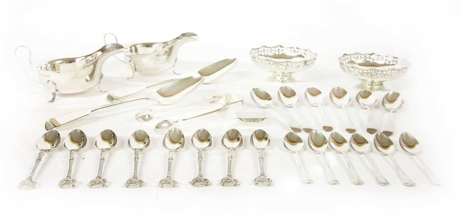 Lot 66 - A collection of silver items