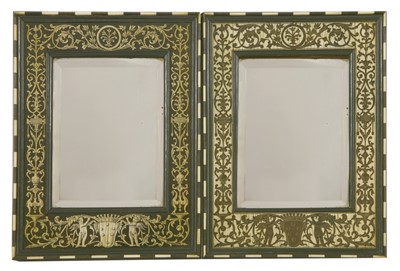 Lot 208 - A pair of contra-partie mirrors