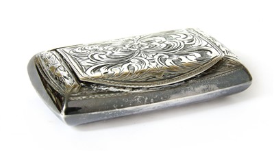 Lot 65 - A Continental silver snuff-box