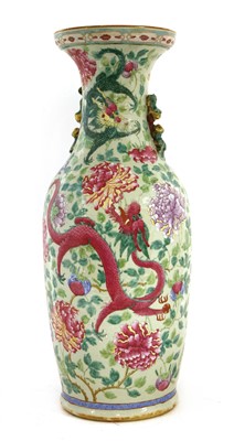 Lot 47 - A Chinese famille rose vase