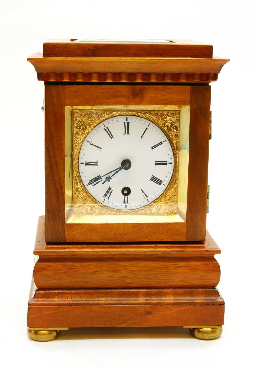 Lot 151 - A modern Regency style mantel clock