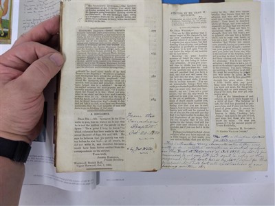 Lot 271 - SPURGEON (CHARLES HADDON): Scrap book in two sections