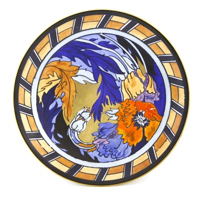 Lot 226 - A Charlotte Rhead 'Poppy' charger