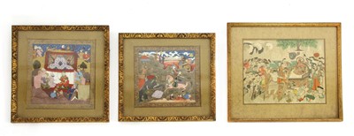 Lot 448 - A pair of Indian Mughal paintings