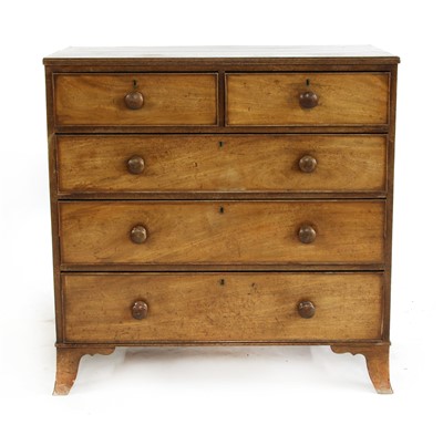 Lot 704 - A Regency mahogany chest of drawers