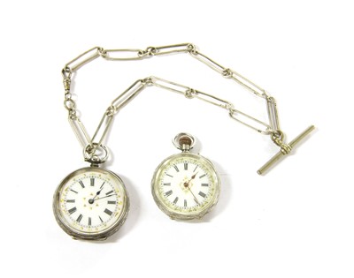 Lot 12 - Two ladies fob watches