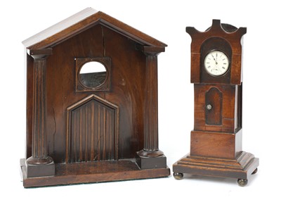 Lot 290 - Two mahogany watch stands