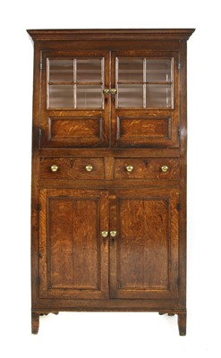 Lot 829 - An oak cupboard