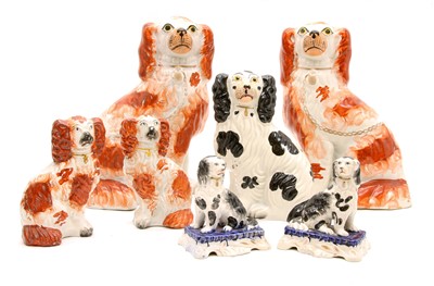 Lot 498 - Staffordshire dogs