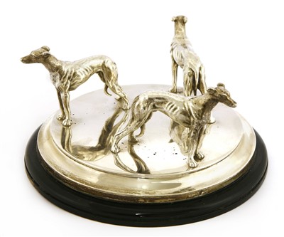 Lot 58 - A silver table centrepiece