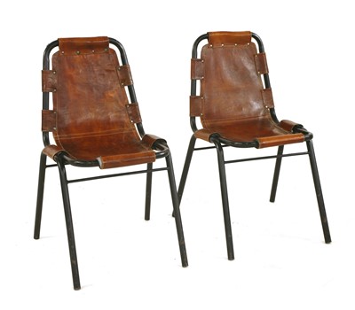 Lot 448 - A pair of tubular chairs