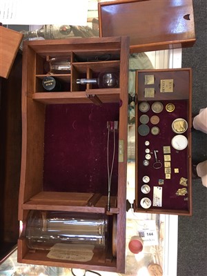 Lot 144 - An experimental chemistry and assay scales set by Bastick & Driver