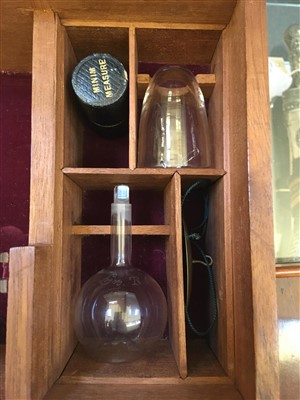 Lot 144 - An experimental chemistry and assay scales set by Bastick & Driver