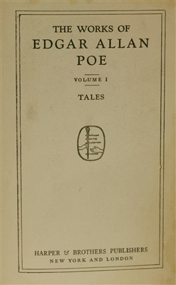 Lot 228 - BINDING: POE, Edgar Allan: Works, 10 Vols.BINDING: POE, Edgar Allan