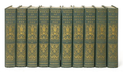 Lot 228 - BINDING: POE, Edgar Allan: Works, 10 Vols.BINDING: POE, Edgar Allan