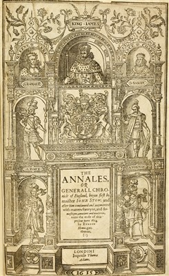 Lot 241 - Stow (John): THE ANNALES, OR GENERALL CHRONICLE OF ENGLAND,..