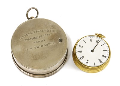 Lot 200 - A silver-plated barometer/altimeter