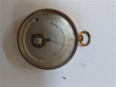 Lot 190 - Three pocket barometers