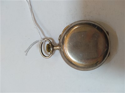 Lot 189 - A Swiss pocket watch/barometer