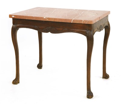Lot 805 - An oak side table