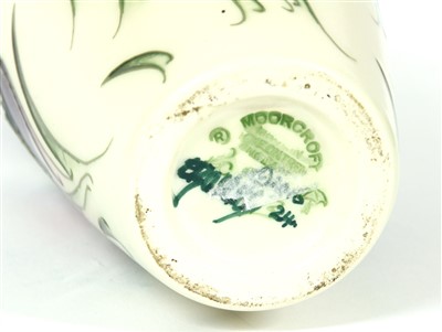 Lot 203 - A Moorcroft `Snowtime' pattern tubeline decorated ovoid vase
