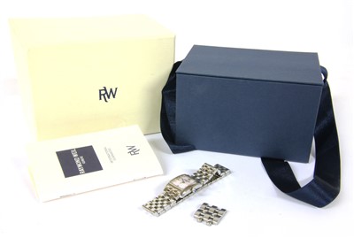 Lot 67 - A ladies stainless steel Raymond Weil quartz bracelet watch