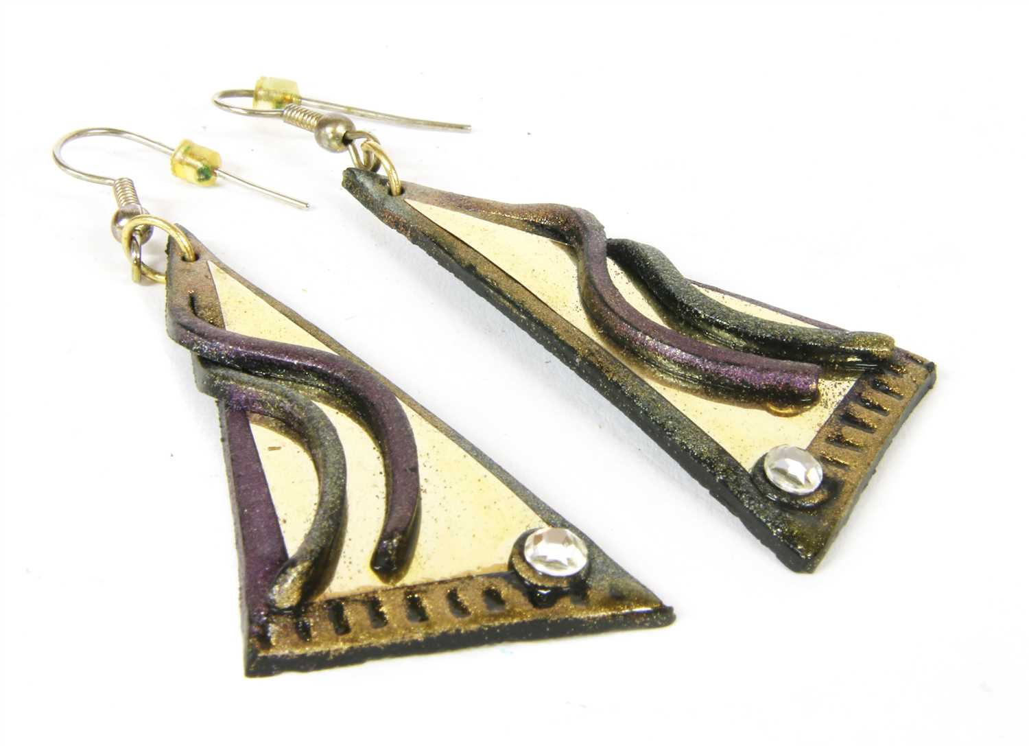 Lot 50 - A pair of earrings by Andrew Logan (b.1945)