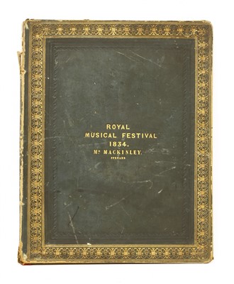 Lot 15 - Parry, John: An account of the Royal Musical Festival: Held in Westminster Abbey, 1834.