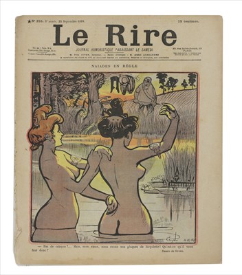 Lot 133 - THIRTY-THREE EDITIONS OF 'LE RIRE' MAGAZINE