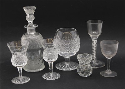 Lot 305 - A collection of 18th century and later drinking glasses