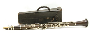 Lot 293A - A Hawkes & Son cocus wood clarinet