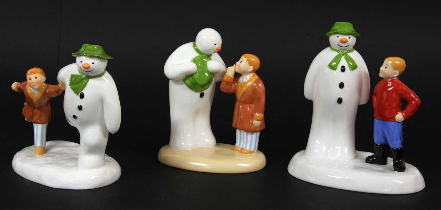 Lot 321 - A collection of Coalport Character Snowmen