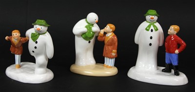 Lot 321 - A collection of Coalport Character Snowmen
