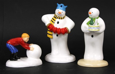 Lot 284 - A collection of Coalport Character Snowmen