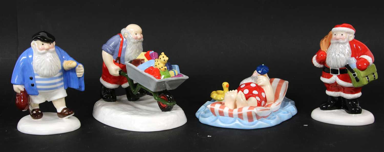 Lot 275 - A collection of Coalport Raymond Briggs’ Father Christmas Characters