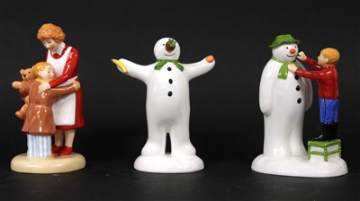 Lot 271 - A collection of Coalport Character Snowmen