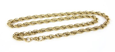 Lot 54 - A 9ct gold Prince of Wales chain