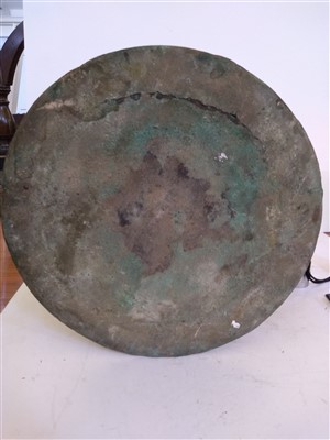 Lot 547 - A large Persian bronze mortar