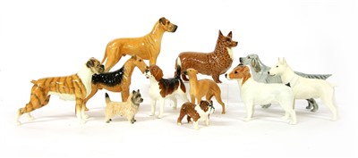 Lot 265 - A collection of Beswick dog figures