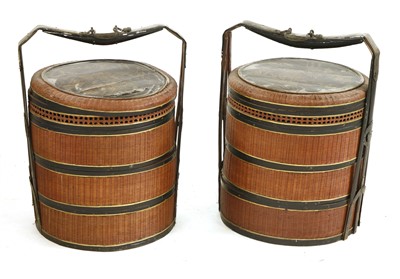 Lot 258A - A pair of Chinese wedding baskets
