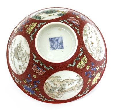 Lot 49 - A Chinese famille rose bowl
