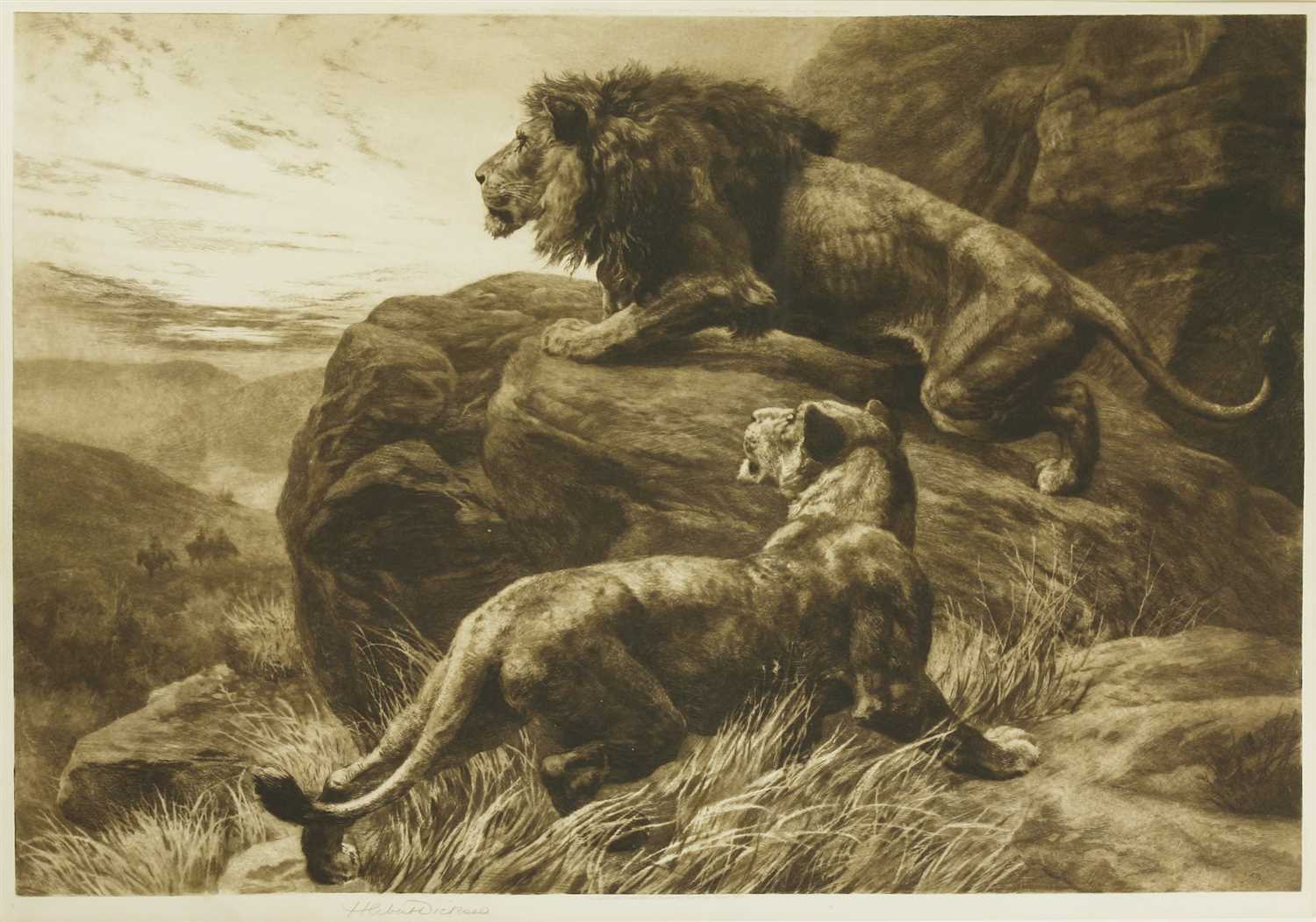 Lot 739 - Herbert Thomas Dicksee RE (1862-1942)