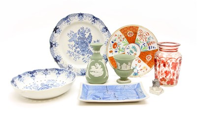 Lot 298 - Two Meissen blue and white plates