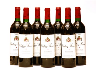 Lot 103 - Chateau Musar, Gaston Hochar, 1996, seven bottles