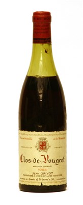Lot 129 - Clos-de-Vougeot, Jean Grivot, 1964, one bottle