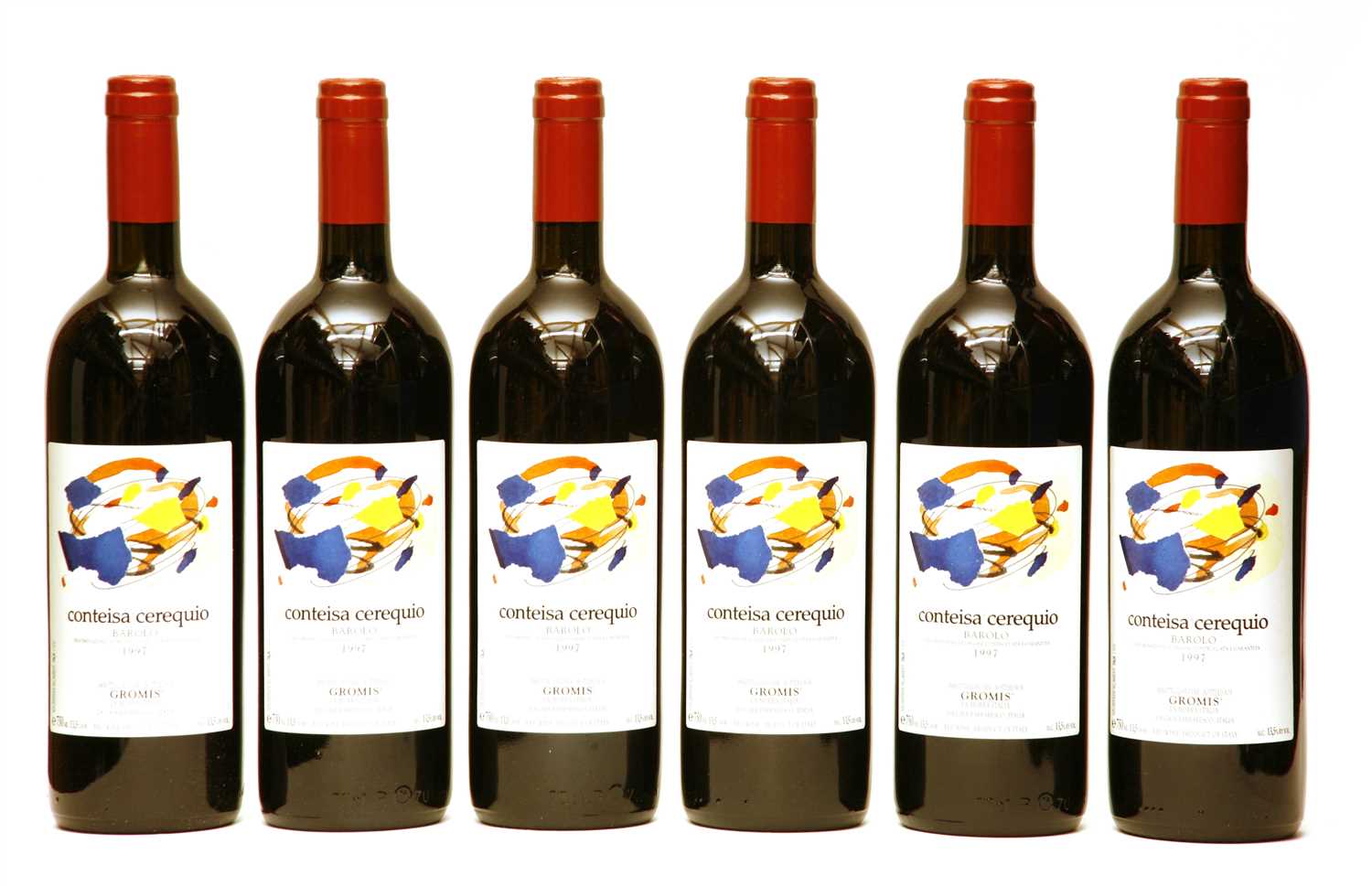 Lot 107 - Conteisa Cerequio, Barolo, 1997, six bottles (boxed)