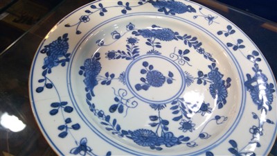 Lot 214 - Two late 18th century Chinese export plates for the American market